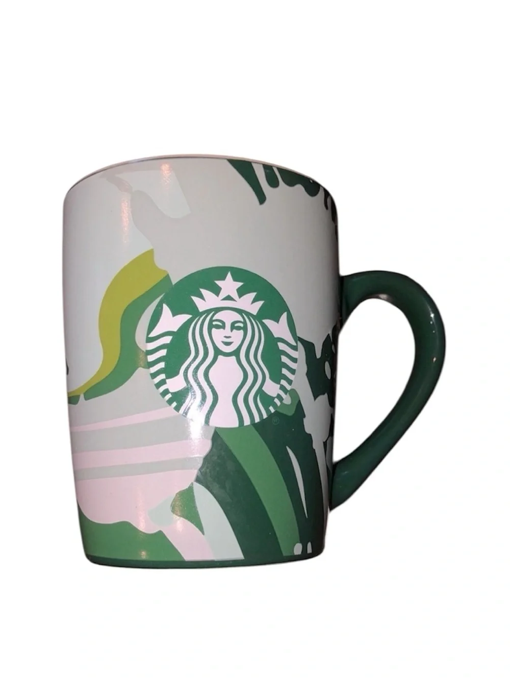 2021 green ceramic Starbucks mug